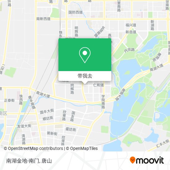 南湖金地-南门地图