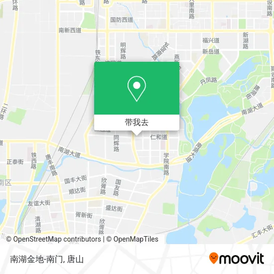 南湖金地-南门地图