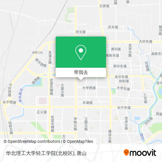 华北理工大学轻工学院(北校区)地图