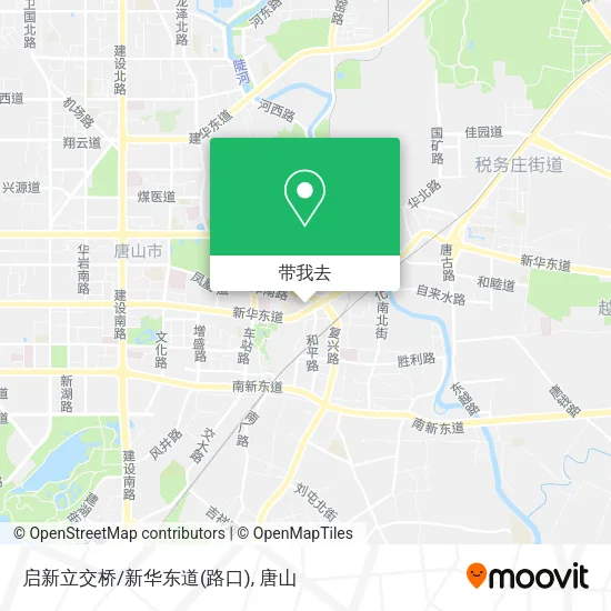 启新立交桥/新华东道(路口)地图