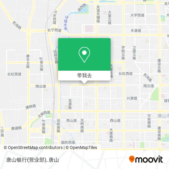 唐山银行(营业部)地图