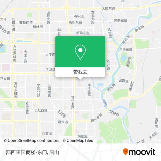 部西里国商楼-东门地图