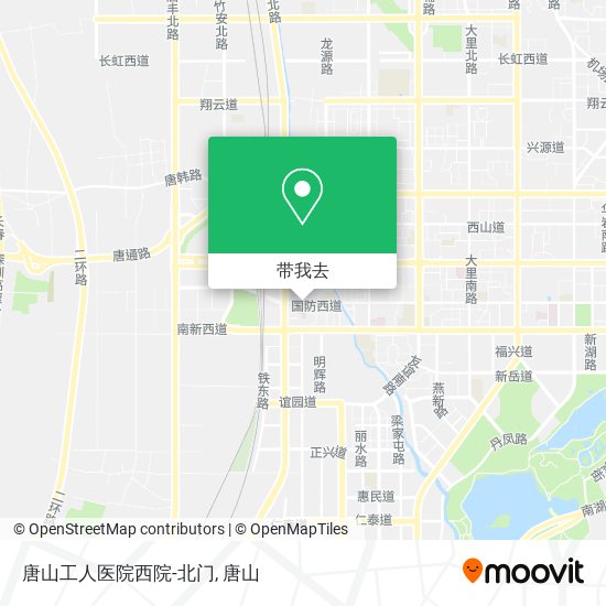 唐山工人医院西院-北门地图