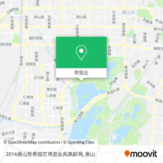 2016唐山世界园艺博览会凤凰邮局地图