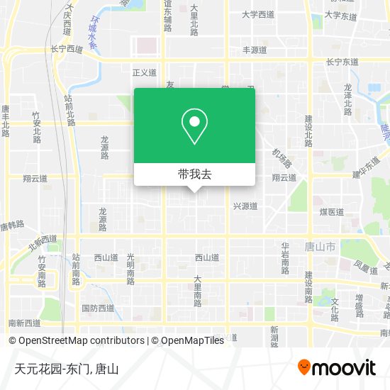 天元花园-东门地图