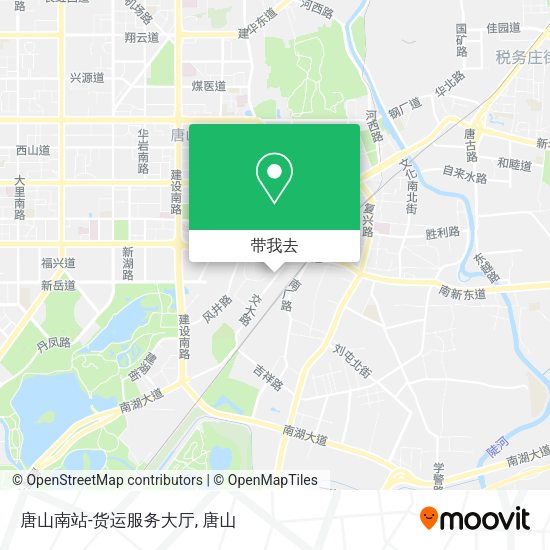 唐山南站-货运服务大厅地图