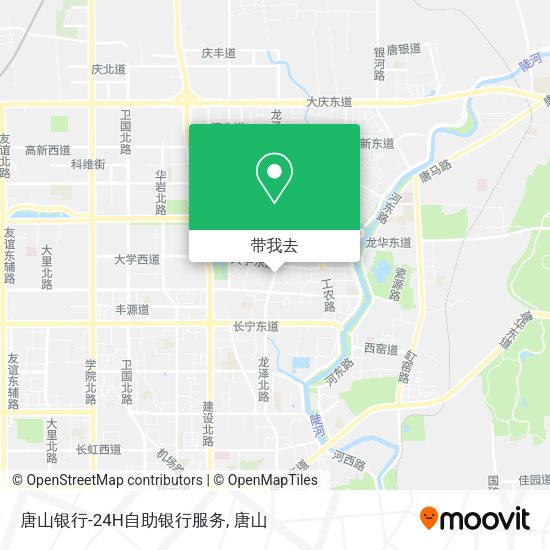 唐山银行-24H自助银行服务地图