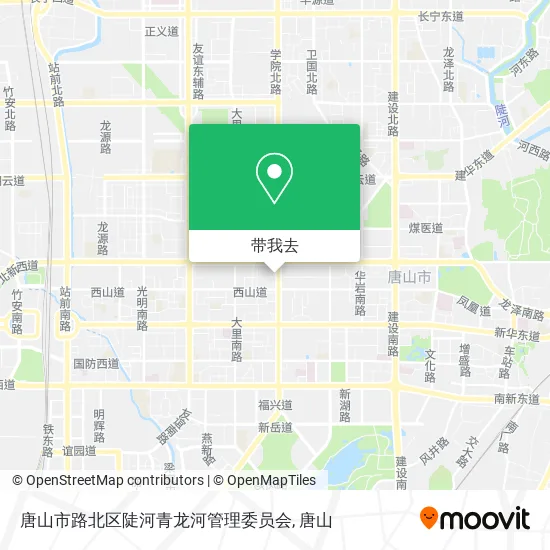 唐山市路北区陡河青龙河管理委员会地图