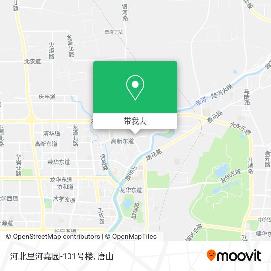 河北里河嘉园-101号楼地图