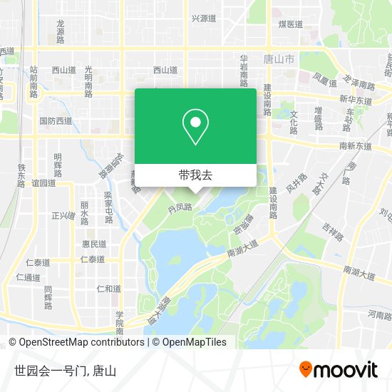 世园会一号门地图