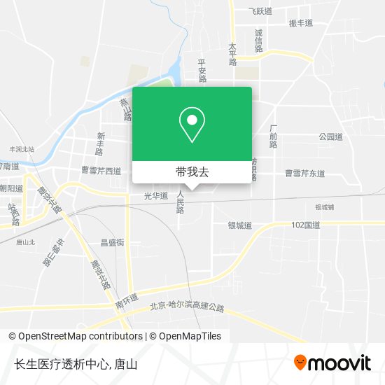 长生医疗透析中心地图