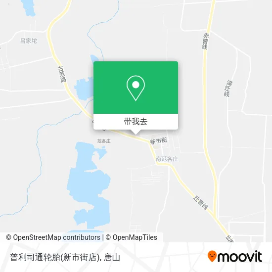 普利司通轮胎(新市街店)地图