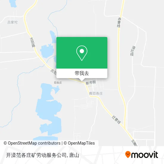 开滦范各庄矿劳动服务公司地图