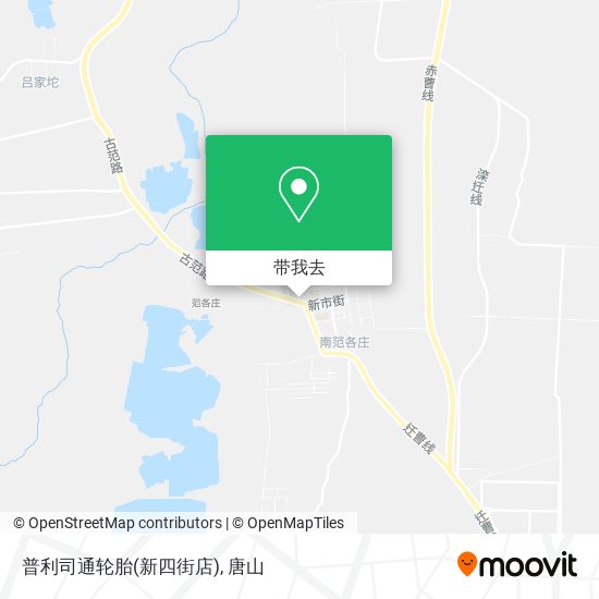 普利司通轮胎(新四街店)地图