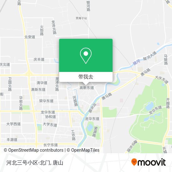 河北三号小区-北门地图