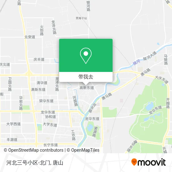 河北三号小区-北门地图