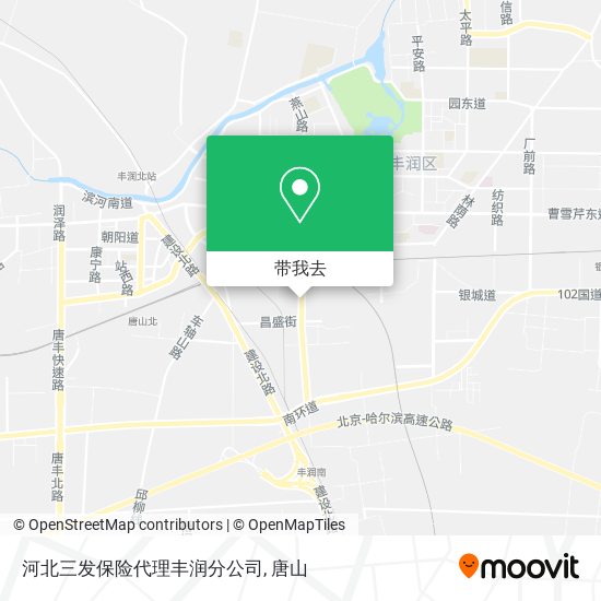 河北三发保险代理丰润分公司地图