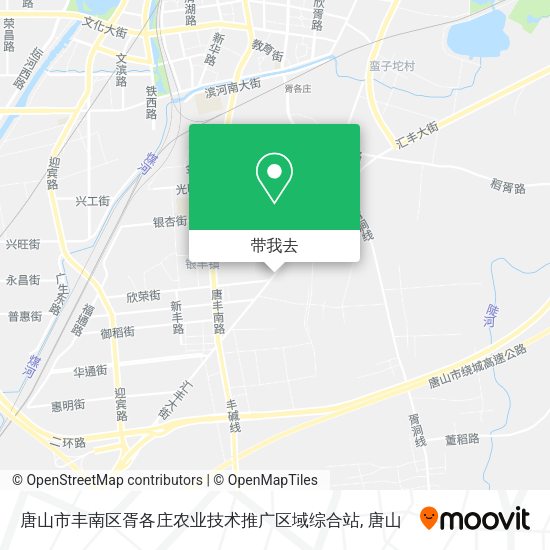 唐山市丰南区胥各庄农业技术推广区域综合站地图