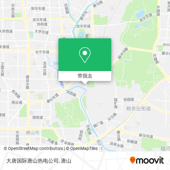 大唐国际唐山热电公司地图