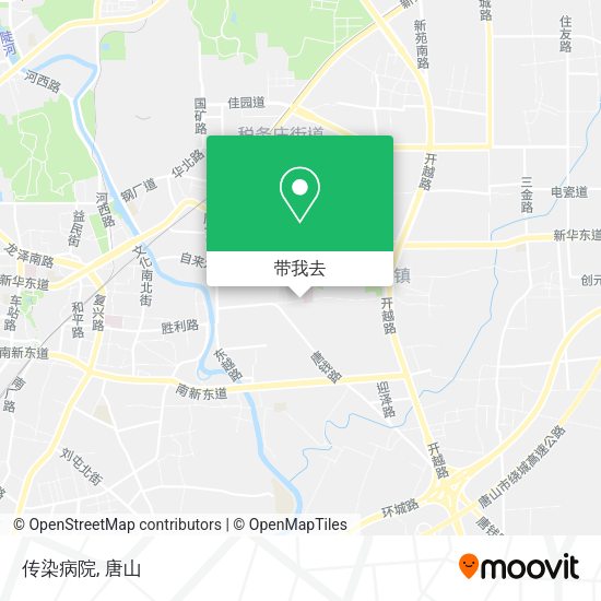 传染病院地图
