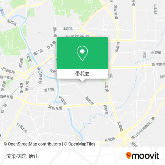 传染病院地图