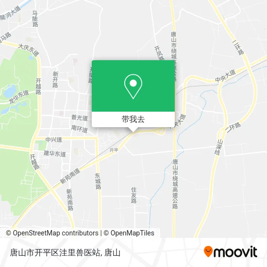 唐山市开平区洼里兽医站地图