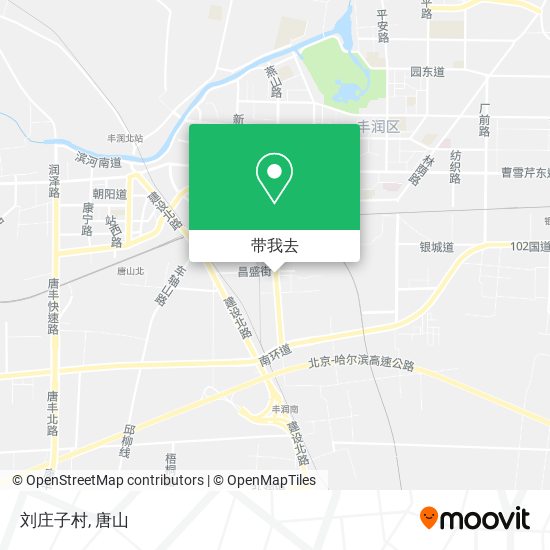 刘庄子村地图