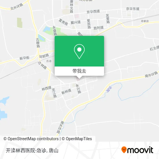 开滦林西医院-急诊地图