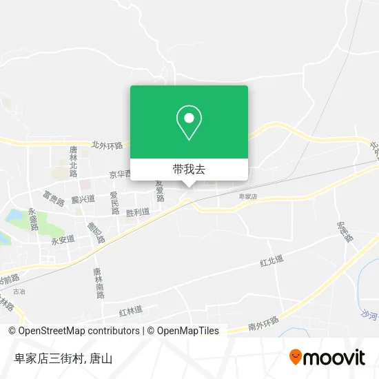 卑家店三街村地图