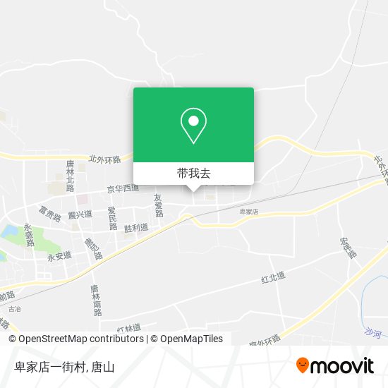 卑家店一街村地图