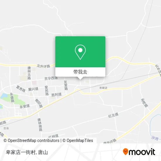 卑家店一街村地图
