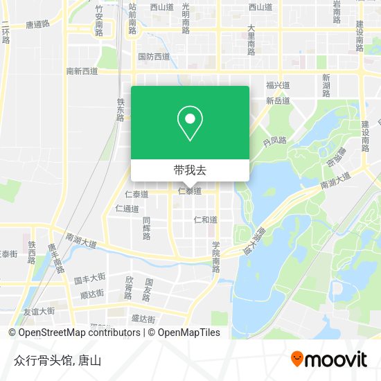 众行骨头馆地图