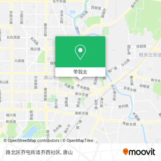 路北区乔屯街道乔西社区地图