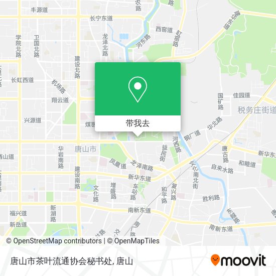 唐山市茶叶流通协会秘书处地图