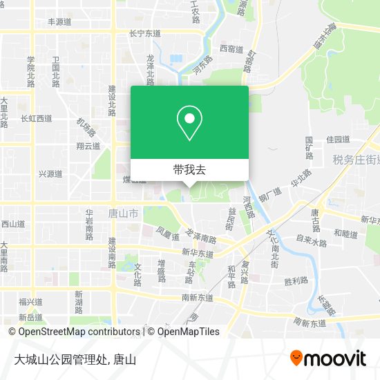 大城山公园管理处地图