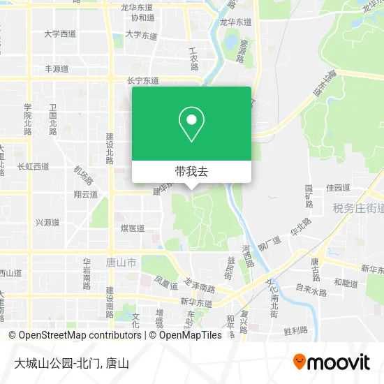 大城山公园-北门地图