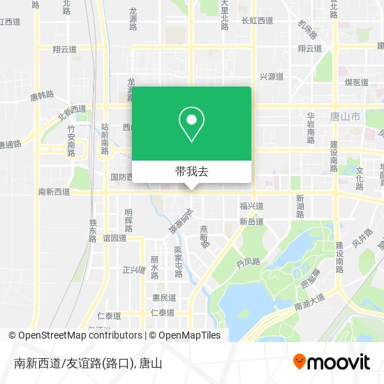 南新西道/友谊路(路口)地图
