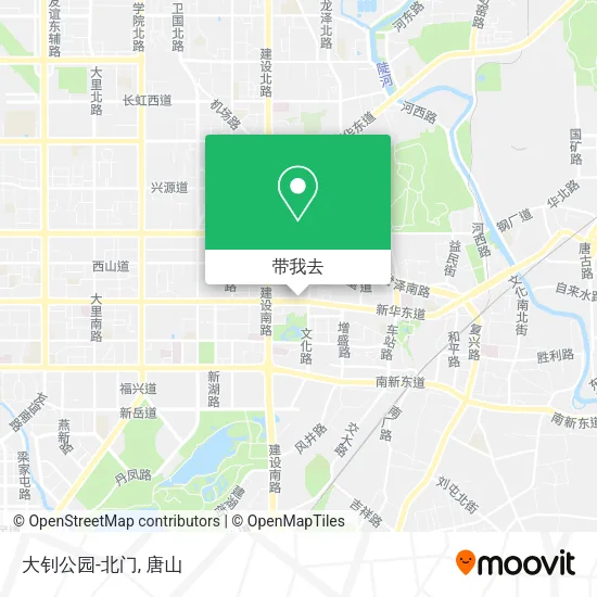 大钊公园-北门地图