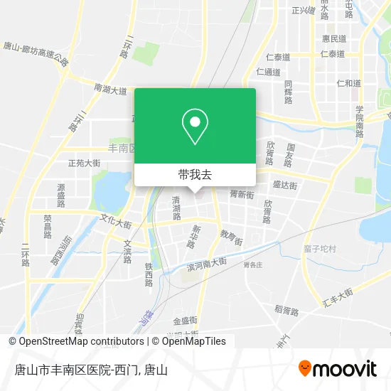 唐山市丰南区医院-西门地图