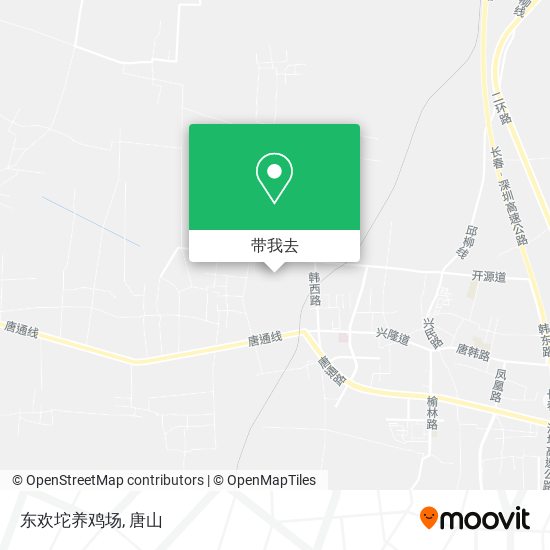 东欢坨养鸡场地图