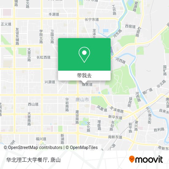 华北理工大学餐厅地图