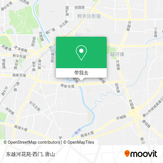 东越河花苑-西门地图