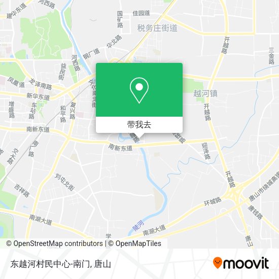 东越河村民中心-南门地图