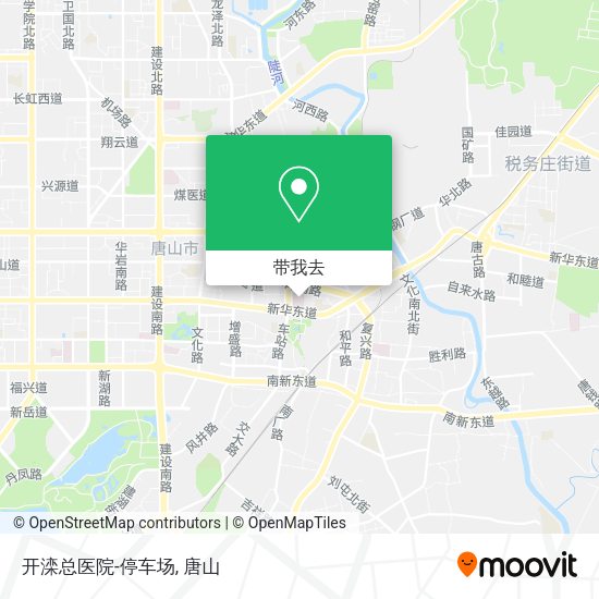 开滦总医院-停车场地图