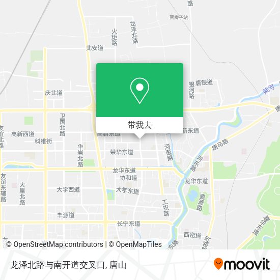 龙泽北路与南开道交叉口地图