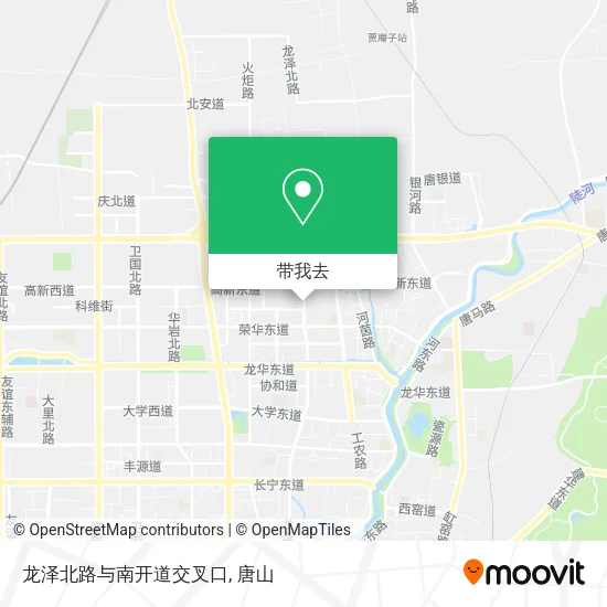 龙泽北路与南开道交叉口地图