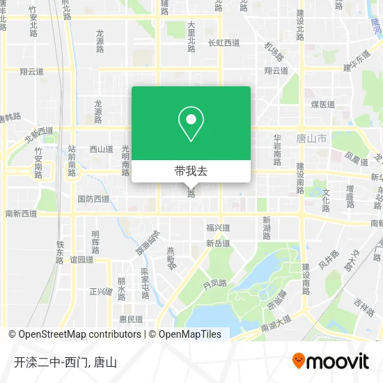 开滦二中-西门地图