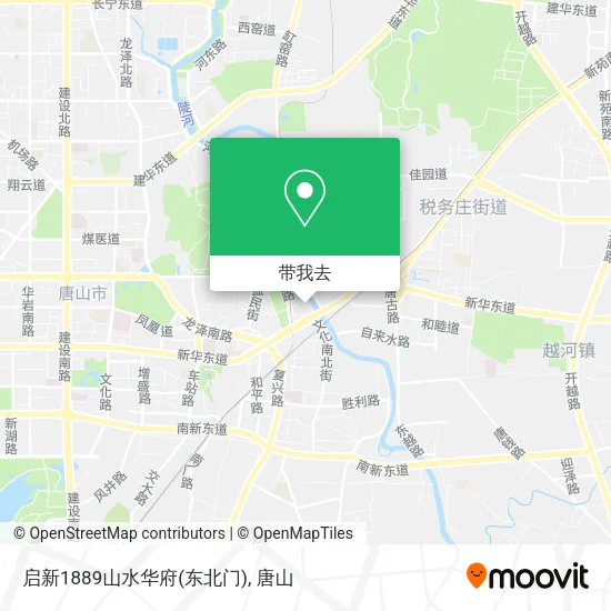 启新1889山水华府(东北门)地图