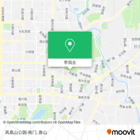 凤凰山公园-南门地图
