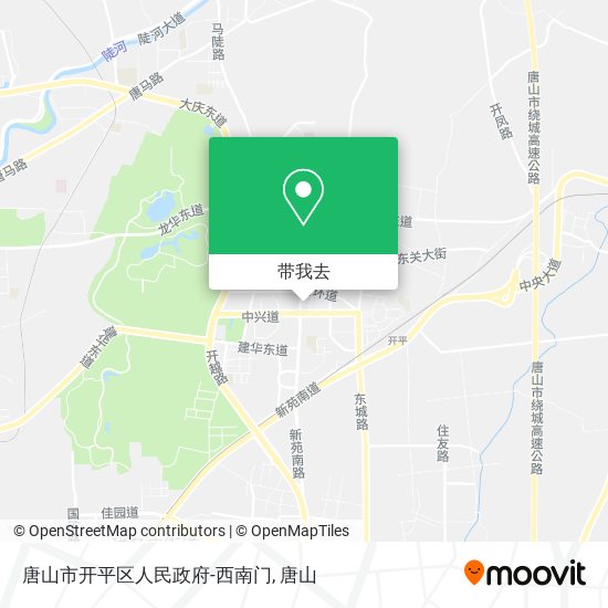 唐山市开平区人民政府-西南门地图